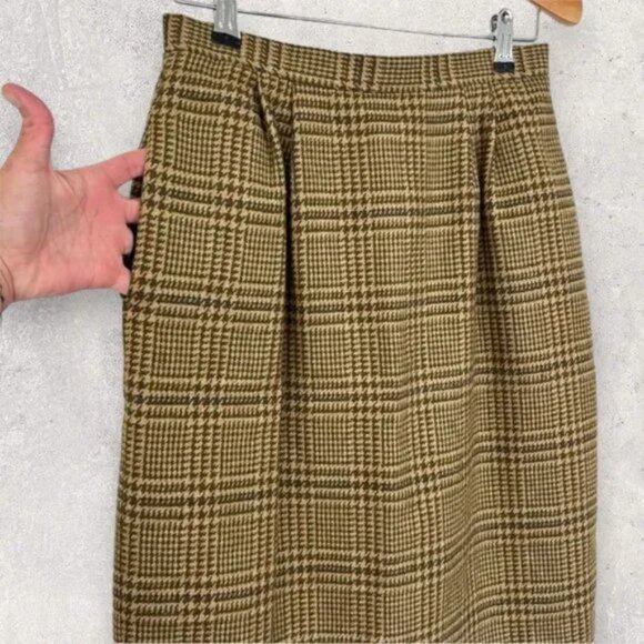 Vintage Le Suit Houndstooth Blazer Skirt Set Size 10 - Picture 10 of 15